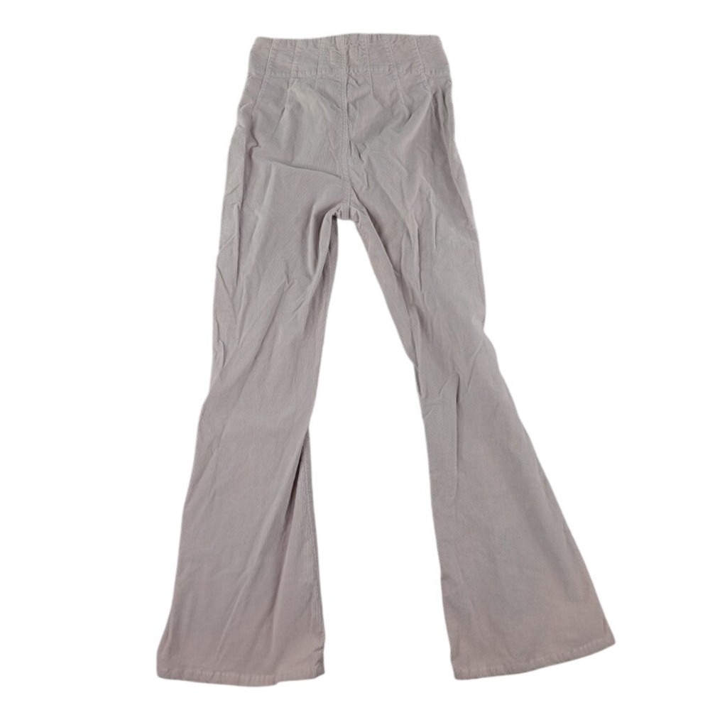 We the Free Pants Womens Beige 28X30 Jayde High Rise Flare Corduroy Bareback - Picture 2 of 12